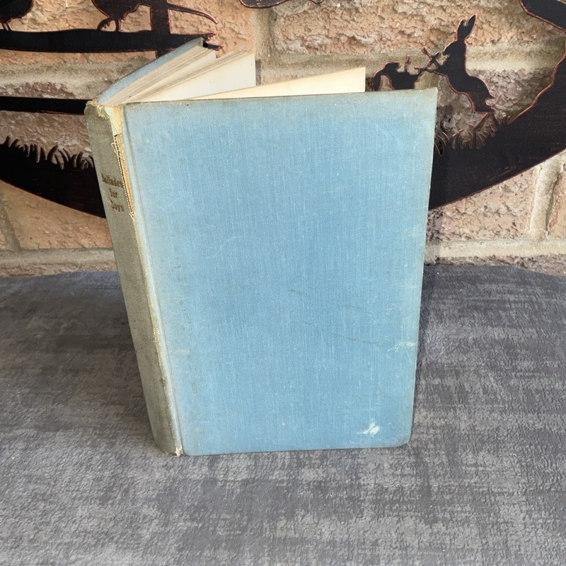 Ballades For Boys By William Hutcheson Fraser Edward HB