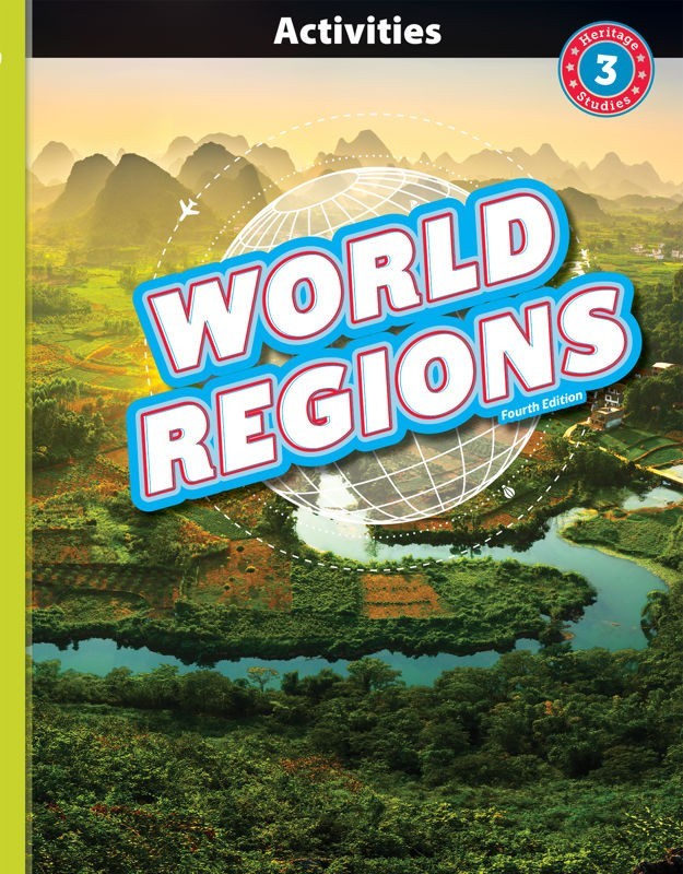 BJU Bob Jones 3rd grade Heritage Studies World Regions 3 Student Activities