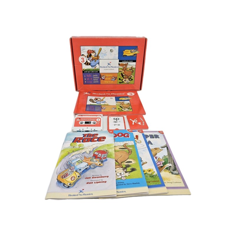 Hooked on Phonics Learn To Read Books Set Levels 1 - 5 + BONUS First Grade gallery