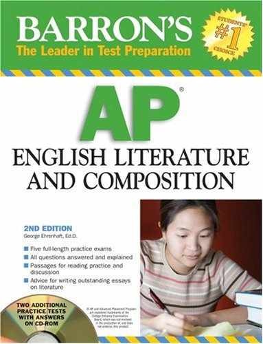 Barron’s AP English Literature and – Paperback, by Ehrenhaft Ed. D. – Acceptable