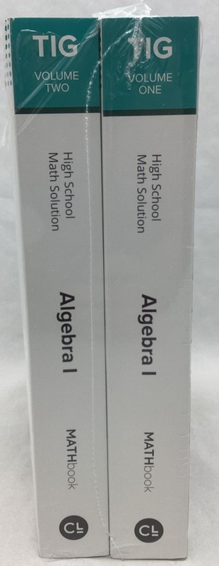 Carnegie Learning Algebra 1 Vol 1 & 2 Teacher’s Guide Edition High School Math