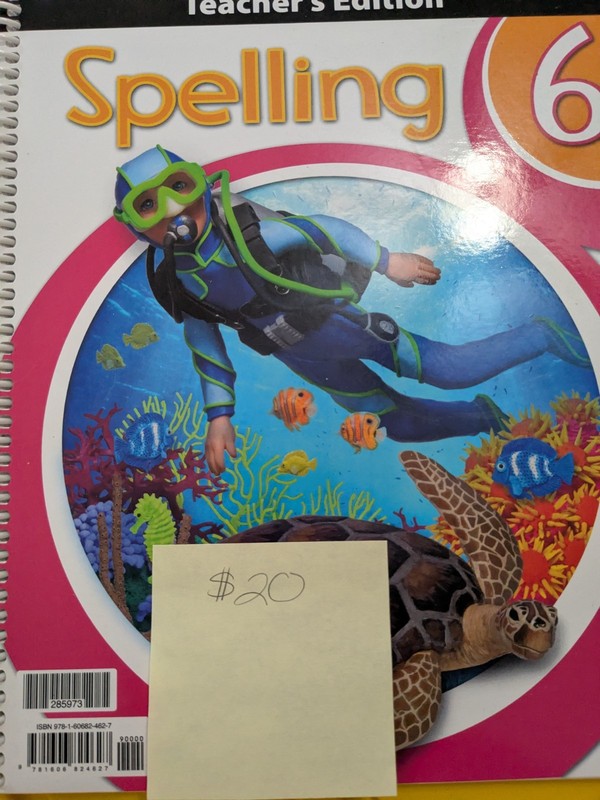 Spelling 6 Teacher’s Edition Ring/Wire Bound