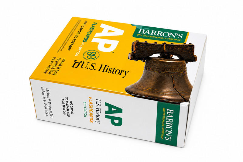 Barron’s AP U.S. History Flashcards 5th Edition – Test Prep Study Cards