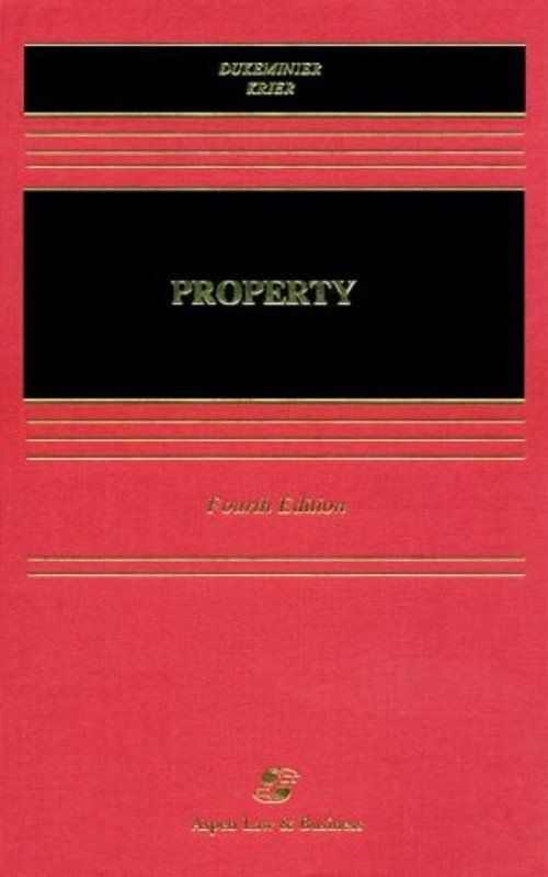 Property Hardcover James E., Dukeminier, Jesse Krier