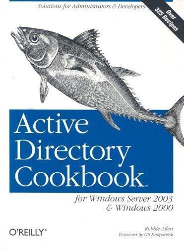 Active Directory Cookbook – Robbie Allen, 9780596004644, paperback