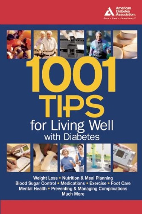 1001 Tips for Living Well with Diabetes Paperback American Diabet