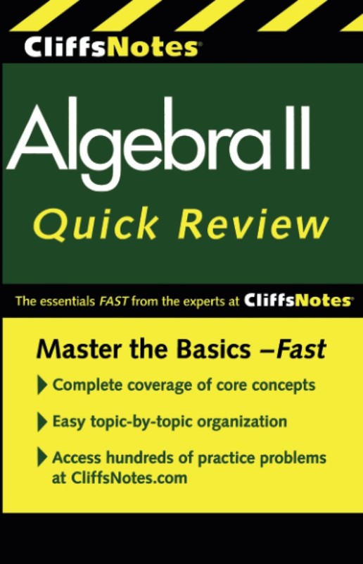 CliffsNotes Algebra II Quick Review, 2nd Edition