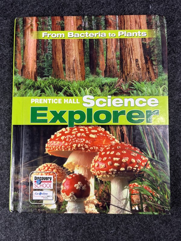 Prentice Hall Life Science Text Book – Bacteria to Plants Pearson 0-13-115086-3