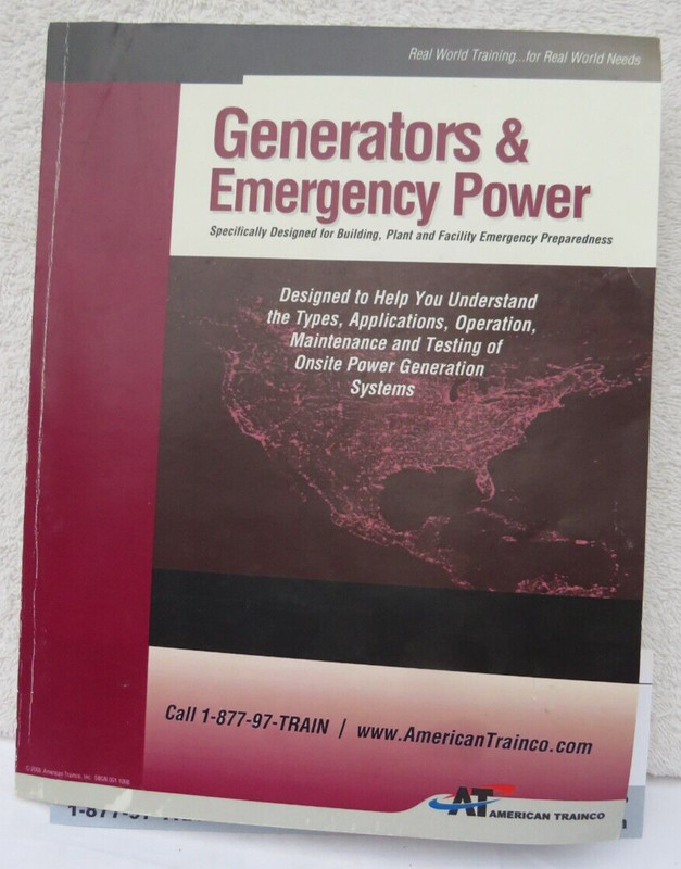 American Trainco Ver 1 – Generators & Emergency Power 2008 SBGN 001 1008