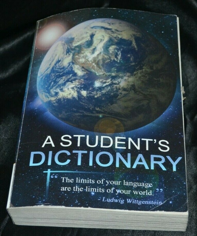 A Students Dictionary 2003, Paperback Books Literally A Dictionary For Student’s