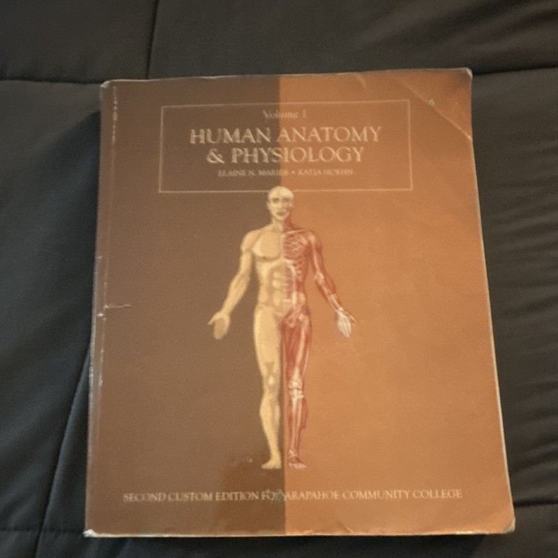 Pearson Human Anatomy & Physiology Custom Edition Vol 1 Pb Marieb Hoehn 2007