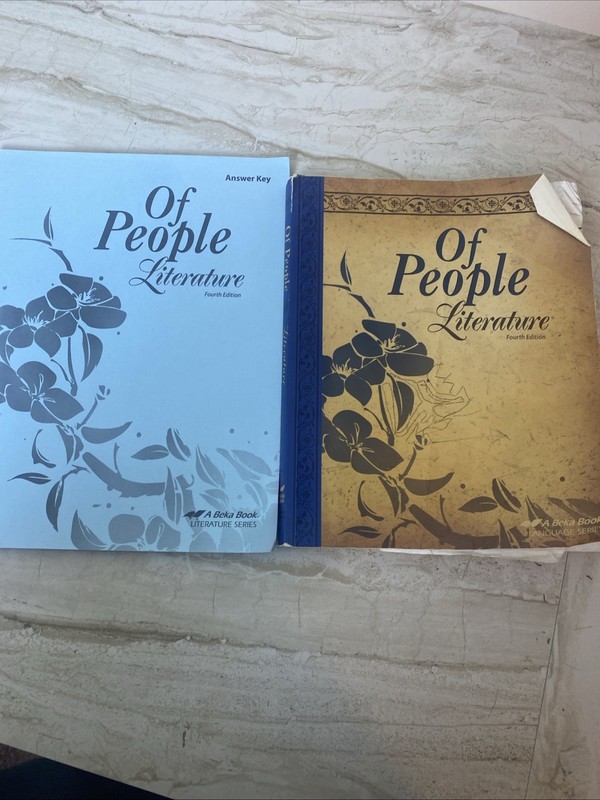 Abeka Of People Literature Fourth Edition Student Text Book Language Arts Series