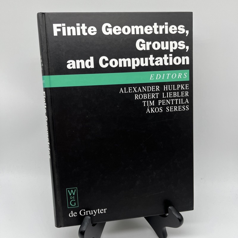 Finite Geometries, Groups, and Computation: Proceedings of the Conference ‘Finit