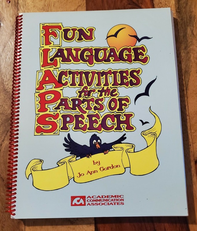 Fun Language Activities For The Parts Of Speech by Jo Ann Gordon
