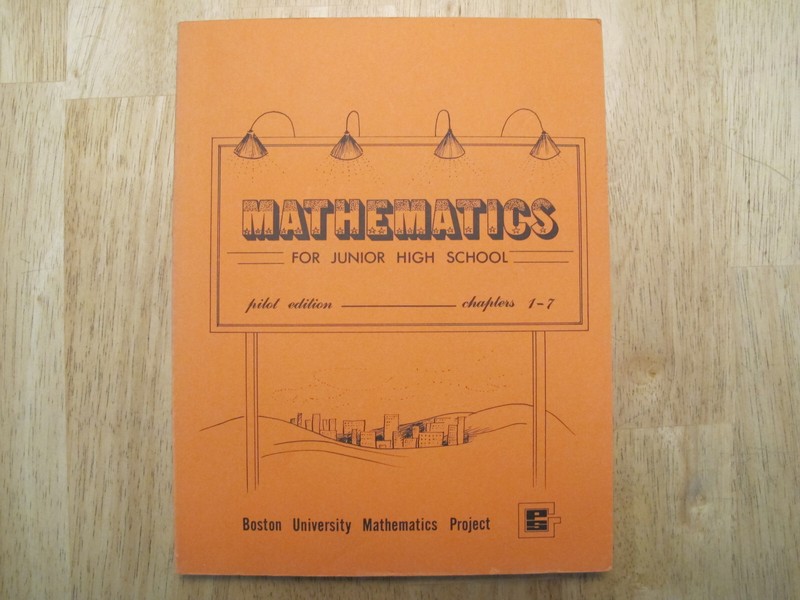 Mathematics for Junior High School, Boston University Mathematics Project (1975)