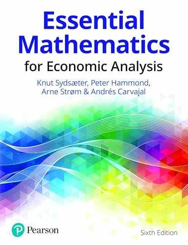 Essential Mathematics for – Paperback, by Sydsaeter Knut; Hammond – Acceptable