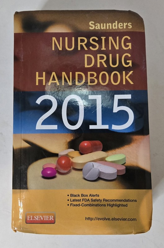 Saunders Nursing Drug Handbook 2015 Paperback By Robert J. Kizior