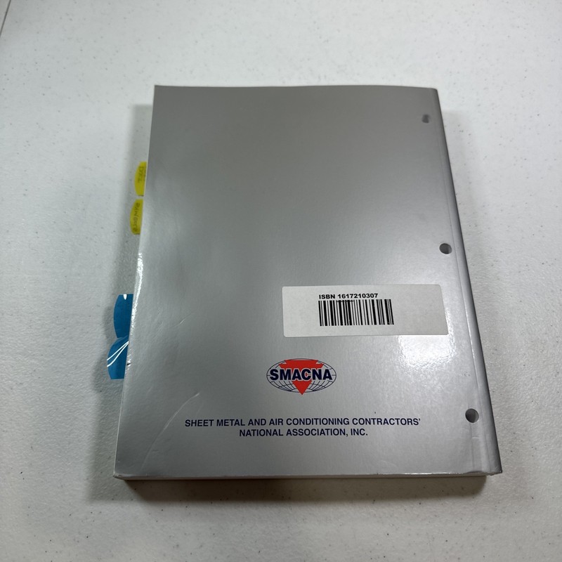 HVAC Duct Construction Standards - Metal & - Paperback, by Smacna - Good gallery
