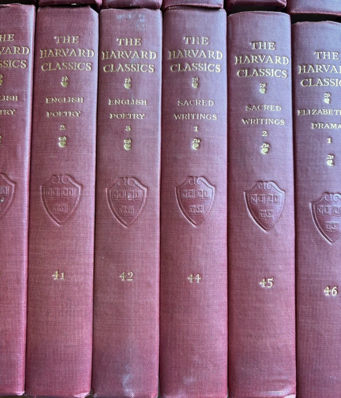 Harvard Classics - CHOOSE Your Own Volumes - Eliot Collier Five Foot Shelf Books gallery