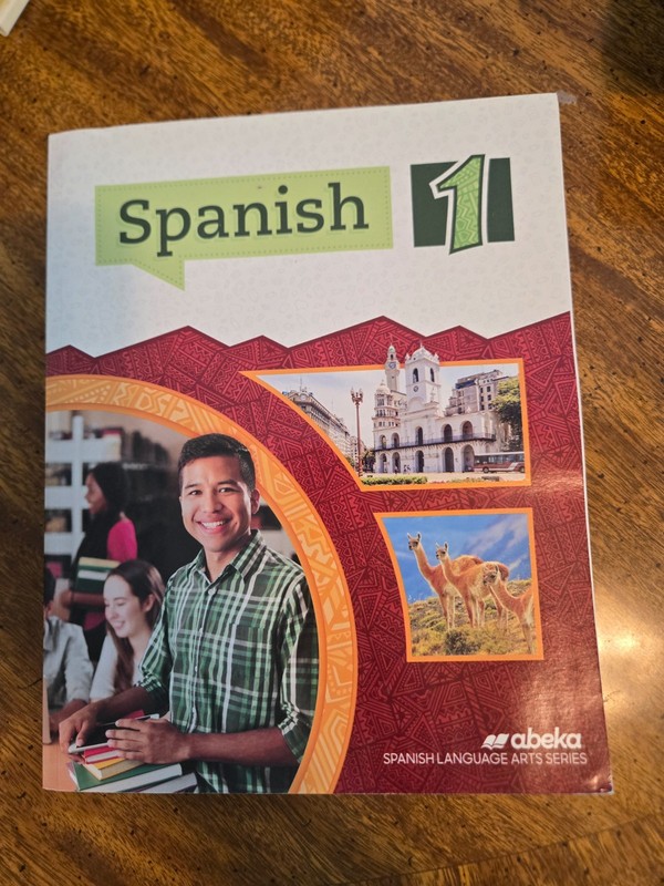 Abeka Spanish 1 Student Workbook 2020 Paperback homeschool Spanish language arts