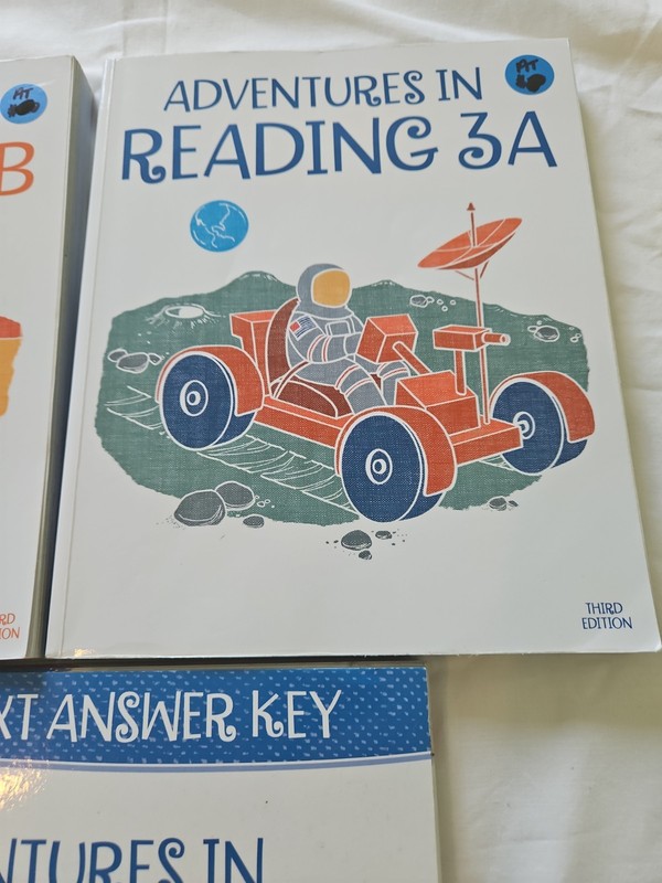 Bob Jones BJU 3rd Grade Reading 3 Books (C)