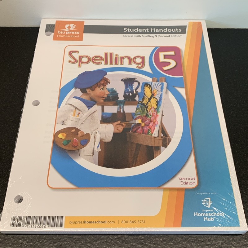 BJU Spelling 5 Student Handouts Fifth Grade Homeschool Curriculum 2nd Edition gallery