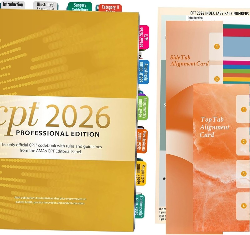CPT 2026 Code Book Index Tabs - for AMA Version CPT 2026 Professional Edition... gallery