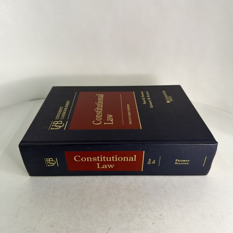 UCB Constitutional Law Twenty-First Edition Hardcover Book Noah Feldman gallery