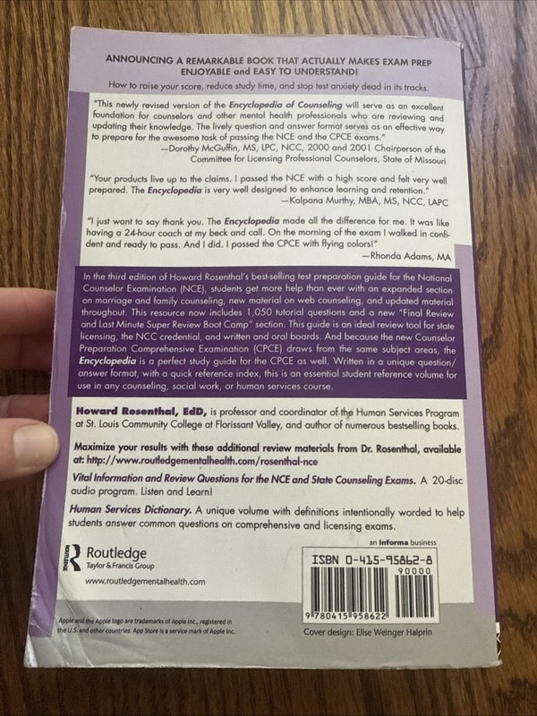 Encyclopedia of Counseling: The Authentic Purple Book Third Edition 2008 15th An gallery