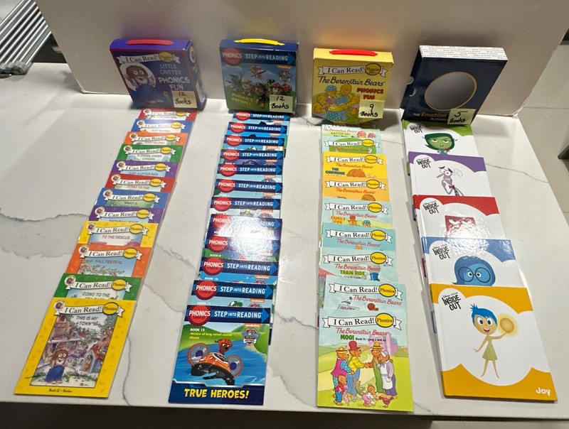 Lot of 38 Books-33 I Can Read – Learn to Read with Phonics & 5 The Emotion
