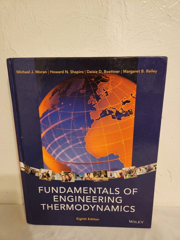 Fundamentals of Engineering Thermodynamics 8th Ed 2014 HC EUC