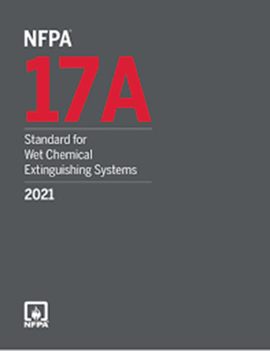 NFPA 17A Standard for Chemical Extinguishing Systems 2021 ed Paperback Freeship
