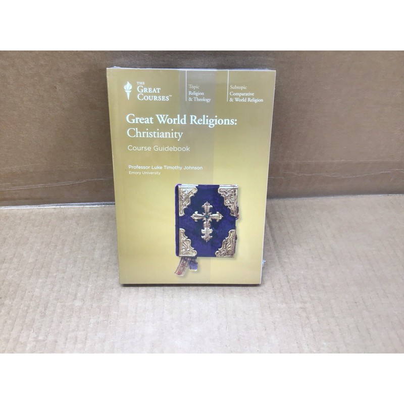 The Great Courses Great World Religions Christianity 6 Discs & Guidebook