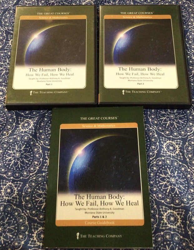 The Human Body: How We Fail, How We Heal by Anthony Goodman dvds+book