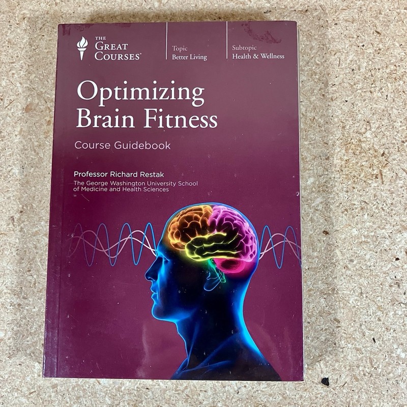 NEW Great Courses Optimizing Brain Fitness by Richard Restak DVD’s and Guidebook