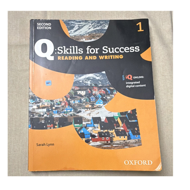 Oxford Q: Skills for Success Reading and Writing 1 Level 1 2nd Ed PB Sarah Lynn