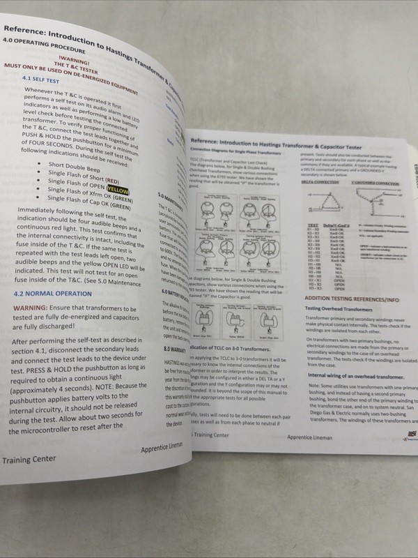 IBEW 465 Apprentice Binder Advanced Secondary Year 2 Program Training Lineman gallery