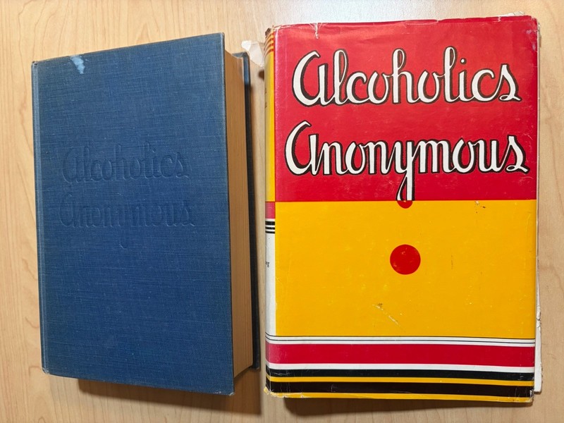 AA Book Alcoholics Anonymous 2nd Edition 1955 Hard Cover Dust Jacket 6th Print gallery