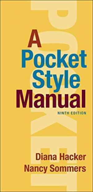 A Pocket Style Manual – Spiral-bound, by Hacker Diana; Sommers – Acceptable
