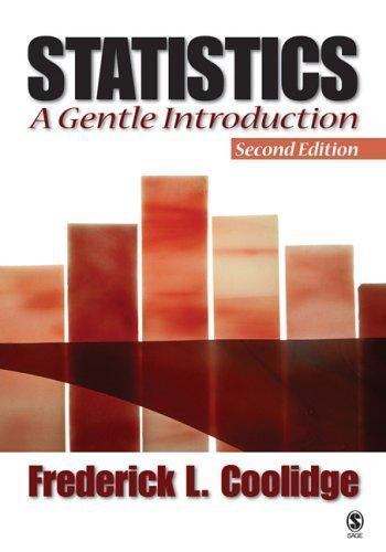 Statistics: A Gentle Introduction – paperback, 1412924944, Frederick L Coolidge