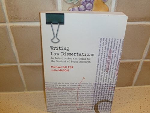 Writing Law Dissertations: An – VERY GOOD
