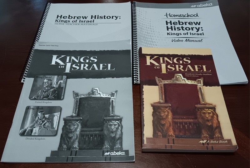 Lot of Abeka 9th Grade Student Kings Of Isreal Teacher Quiz Test Key Bible FB482