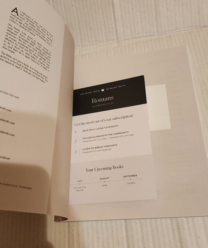 She Reads Truth ROMANS Workbook Christian Study Guide Bible Jesus Scriptures gallery