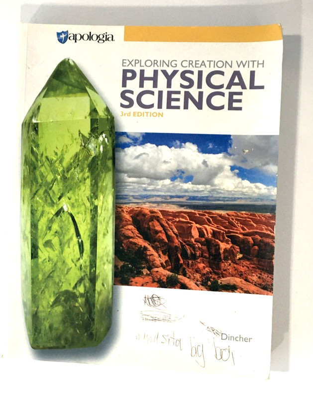 Exploring Creation with Physical Science 3rd Edition Apologia Textbook