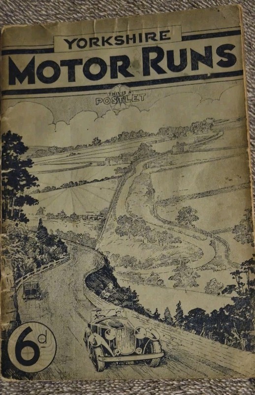 Vintage 1920s Motoring books Inc MAP YORKSHIRE and Book Of Day Trips YORKSHIRE gallery