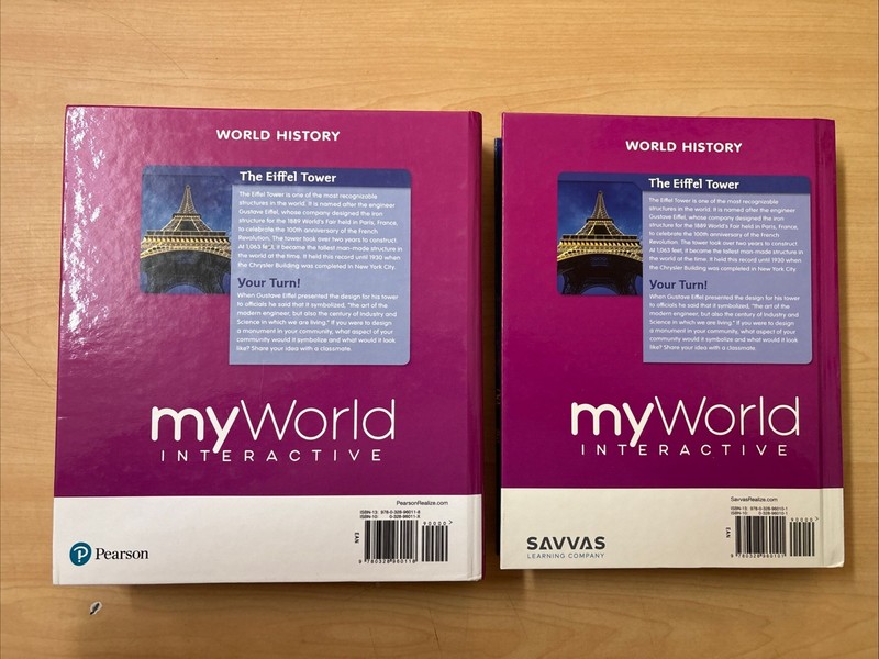 Savvas My World Interactive World History Student Textbook + Teacher Edition Set gallery