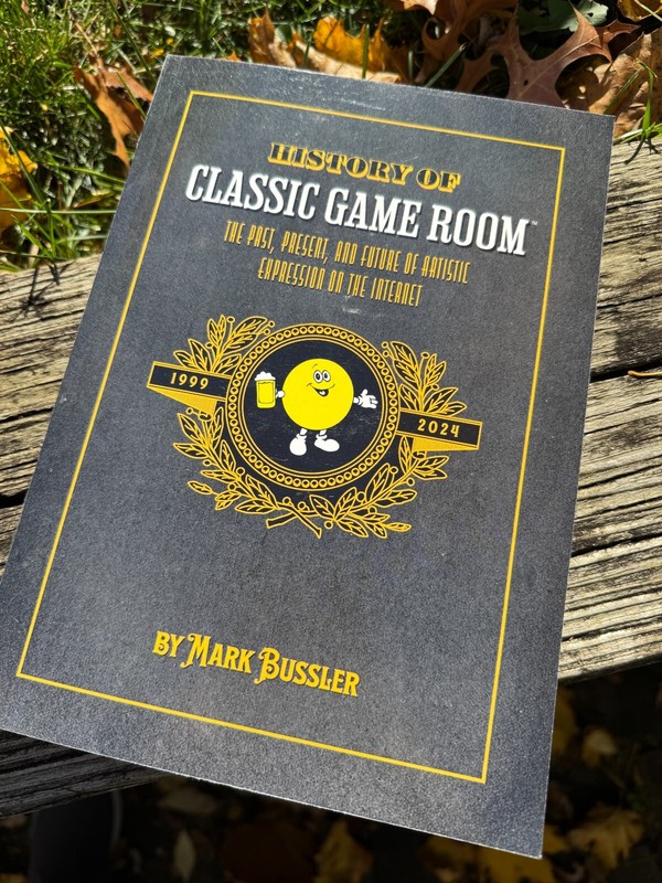 Softcover – History of Classic Game Room Book *NEW* Signed Upon Request