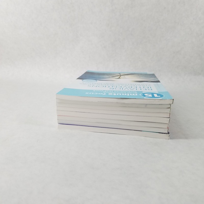 Lot of 8 15-Minute Focus Counseling Softcovers - LIKE NEW! Titles in Description gallery