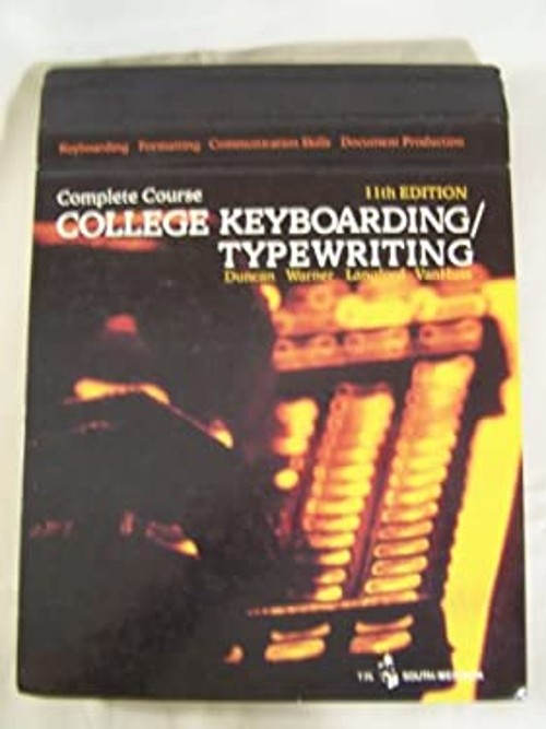 College Keyboarding-Typewriting Mass Market Paperbound