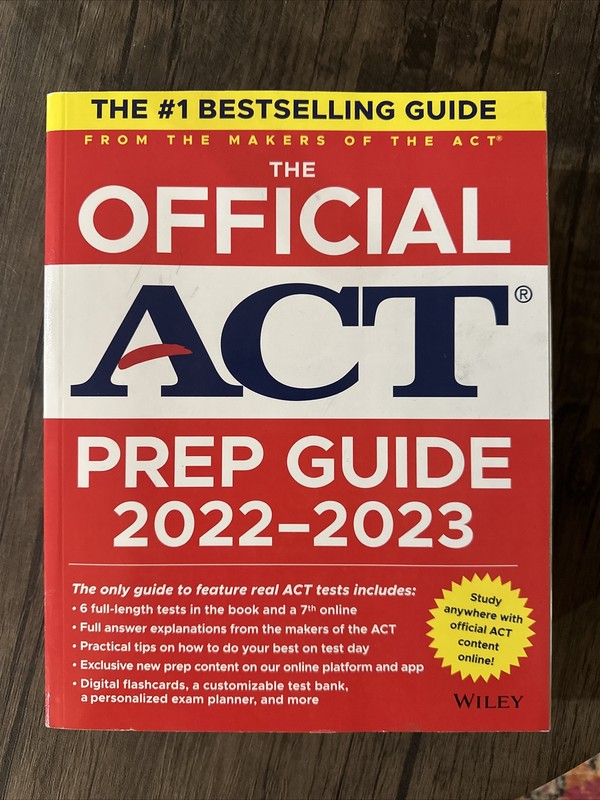 The Official ACT Prep Guide 2022-2023 (Book + Online Content) by ACT – Wiley